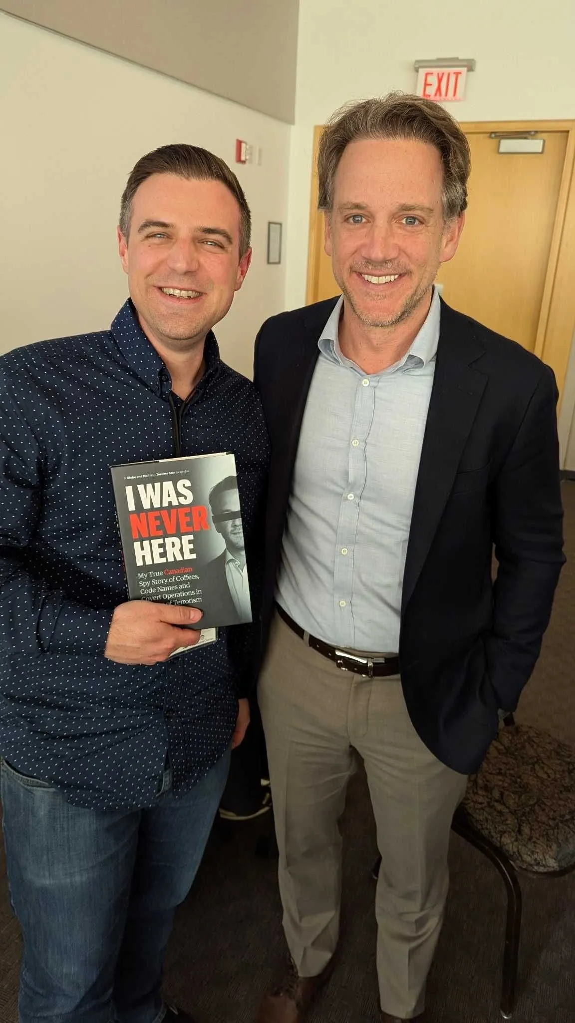 Myntex CEO Geoff Green (right) with Andrew Kirsch (Kirsch Group ...